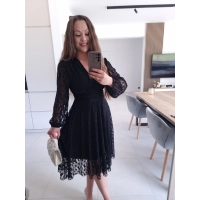 Sukienka TINA czarna koronka M L