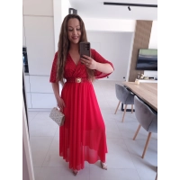 Sukienka czerwonaSELENE MAXI ELEGANCKA cekiny L XL XXL