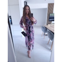 Sukienka maxi siateczkowa DORIS L XL XXL