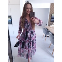 Sukienka maxi siateczkowa DORIS L XL XXL