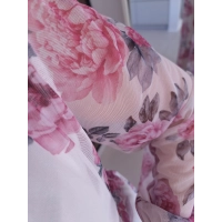 Sukienka siateczkowa w kwiaty ELEGANCKA HERA