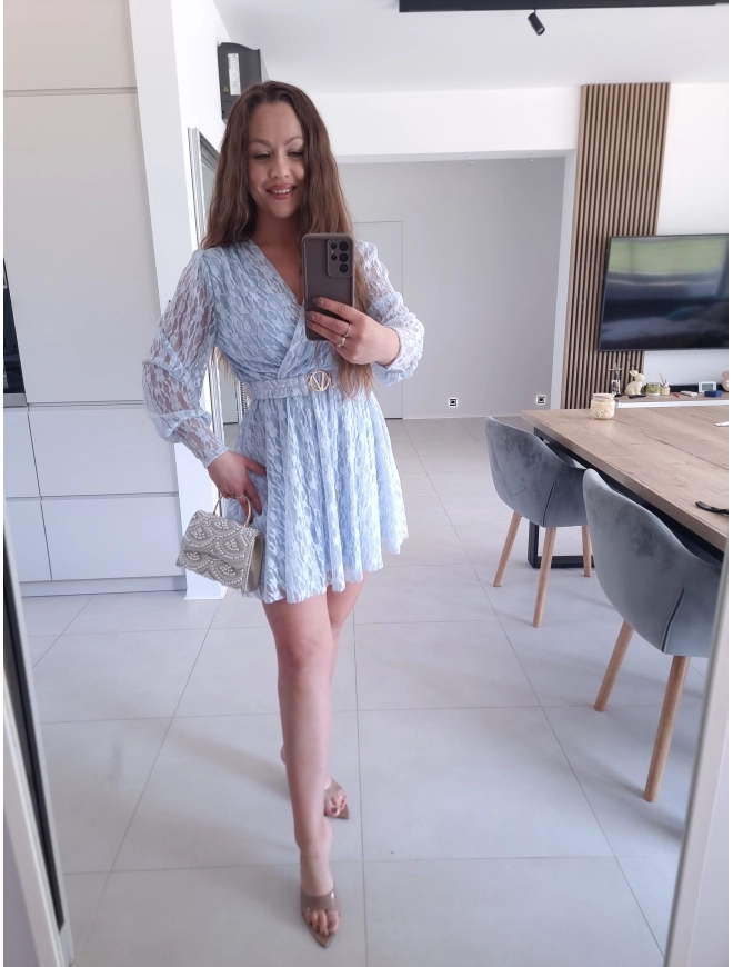 Sukienka PRINCESA M L XL KORONKOWA koktajlowa