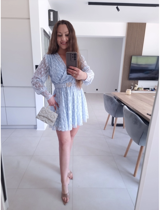 Sukienka PRINCESA M L XL KORONKOWA koktajlowa