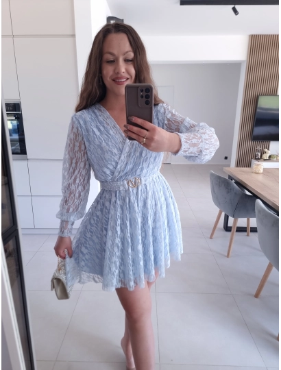 Sukienka PRINCESA M L XL KORONKOWA koktajlowa