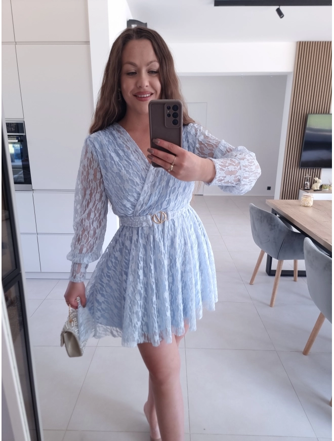 Sukienka PRINCESA M L XL KORONKOWA koktajlowa