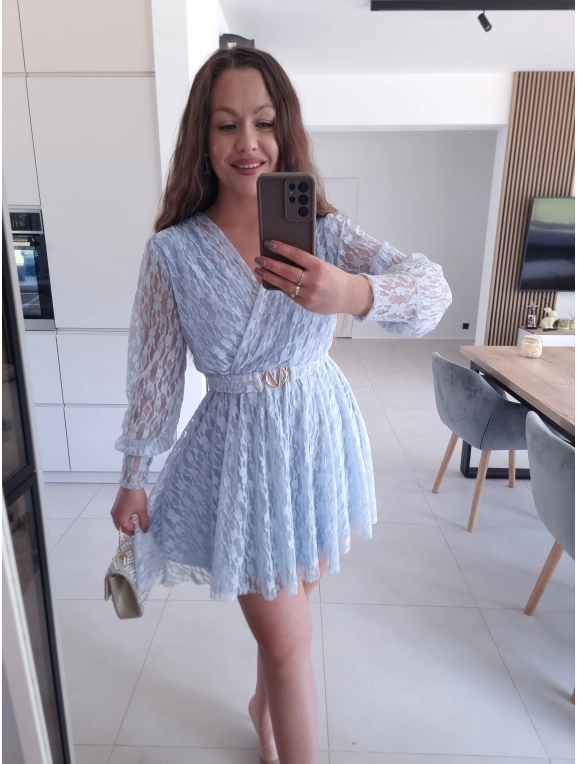 Sukienka PRINCESA M L XL KORONKOWA koktajlowa