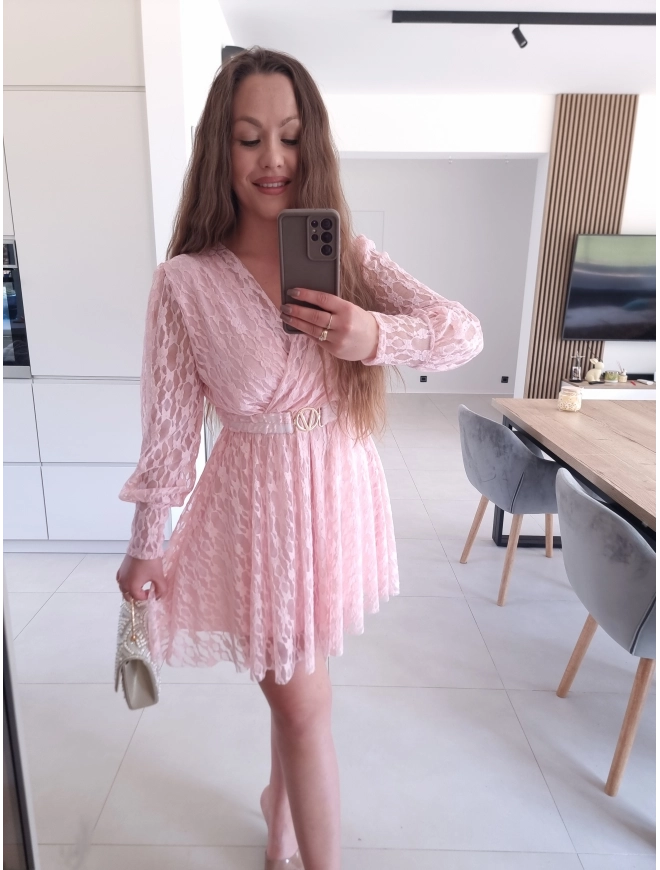 Sukienka PRINCESA M L XL KORONKOWA koktajlowa