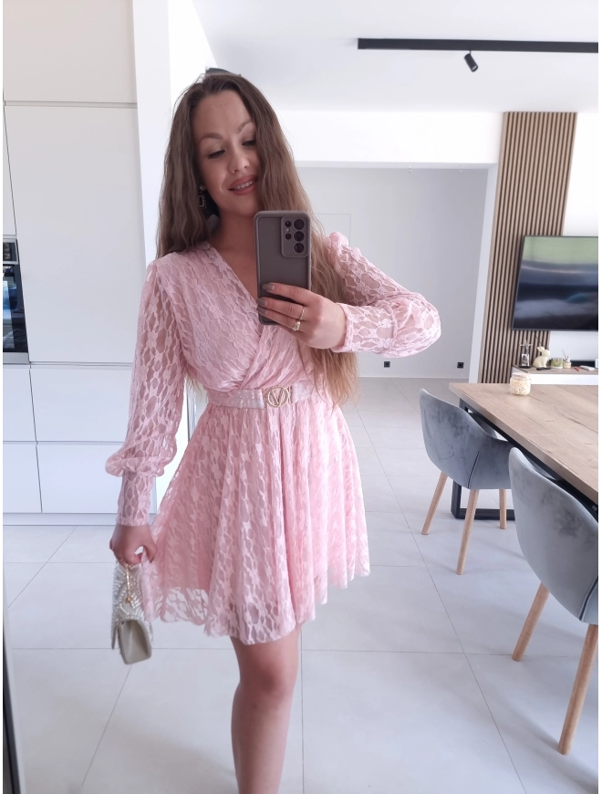 Sukienka PRINCESA M L XL KORONKOWA koktajlowa