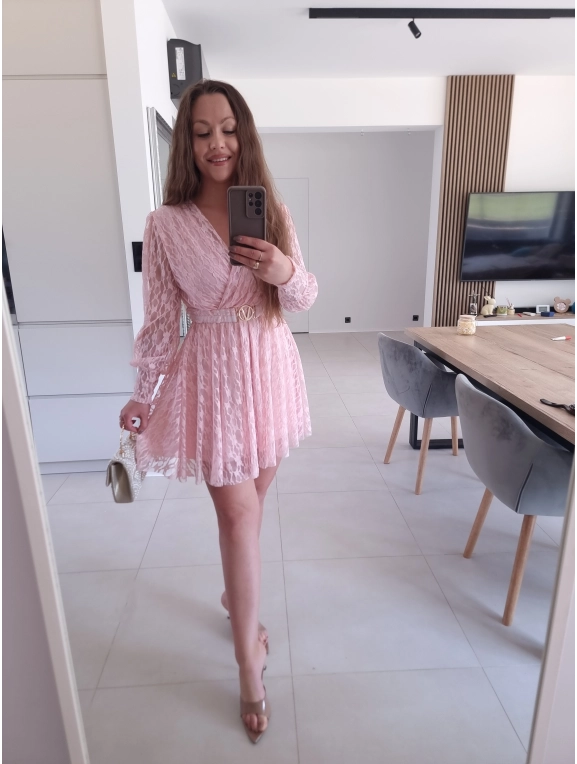 Sukienka PRINCESA M L XL KORONKOWA koktajlowa