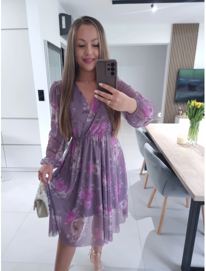 Sukienka siateczkowa ZONE PLUS SIZE