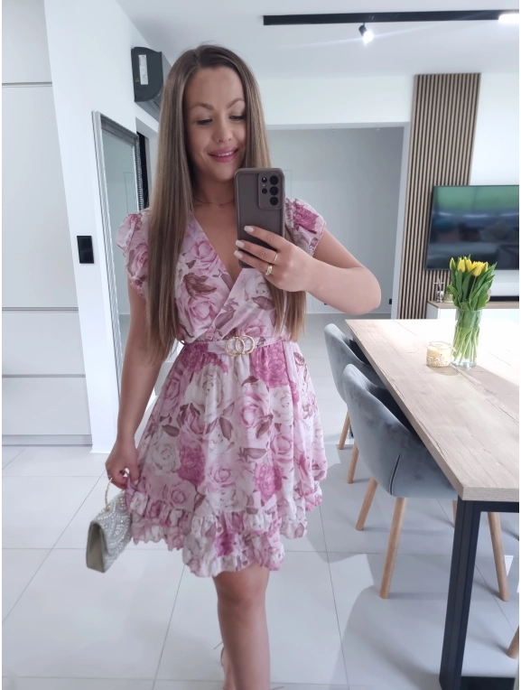 Sukienka MALIBU 38-42 kwiaty