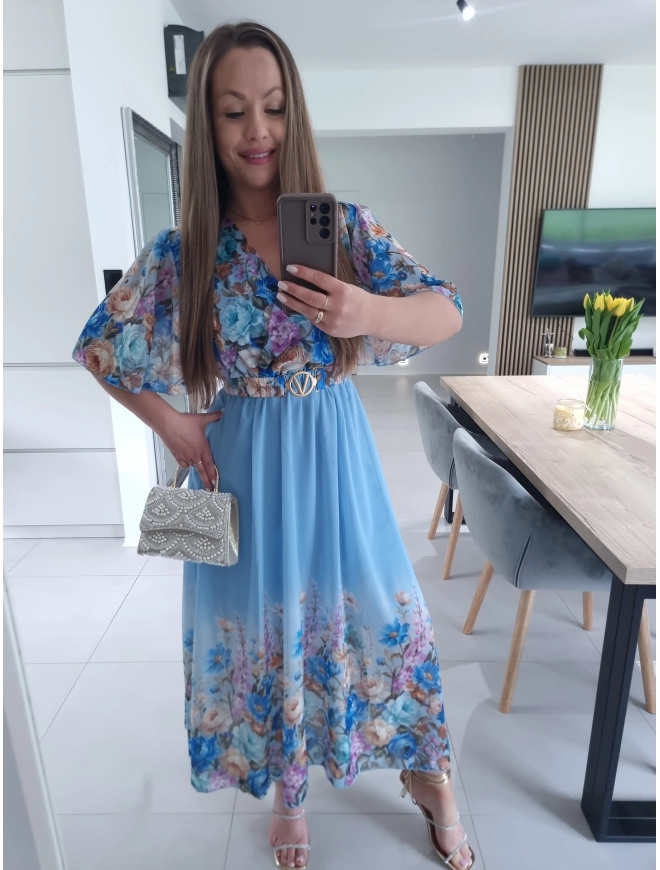 Sukienka RENEE M L XL XXL w kwiaty