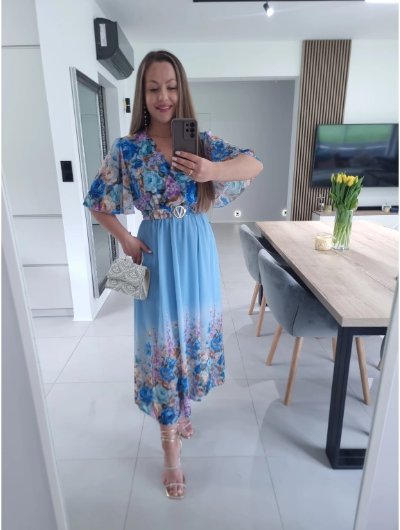 Sukienka RENEE M L XL XXL w kwiaty