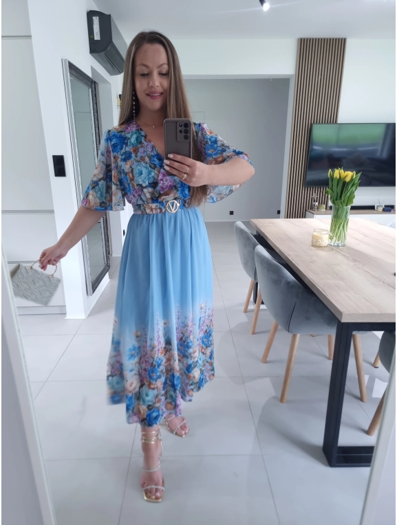 Sukienka RENEE M L XL XXL w kwiaty