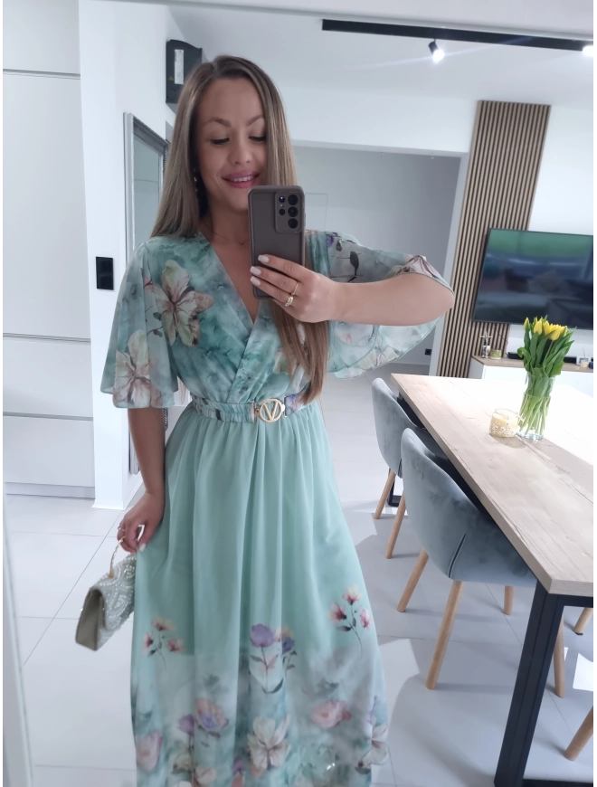Sukienka RENEE M L XL XXL w kwiaty