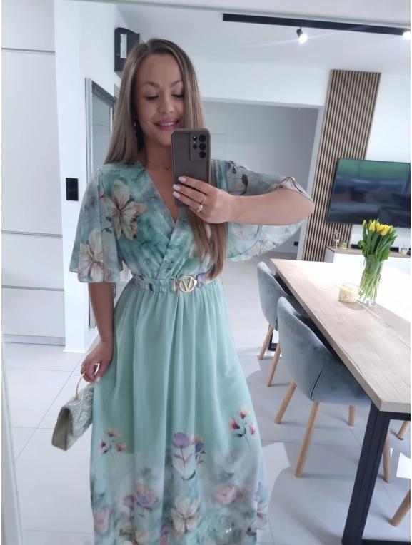 Sukienka RENEE M L XL XXL w kwiaty