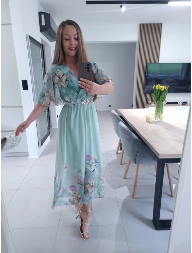 Sukienka RENEE M L XL XXL w kwiaty