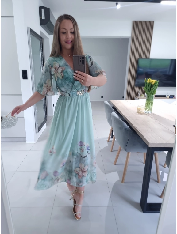 Sukienka RENEE M L XL XXL w kwiaty