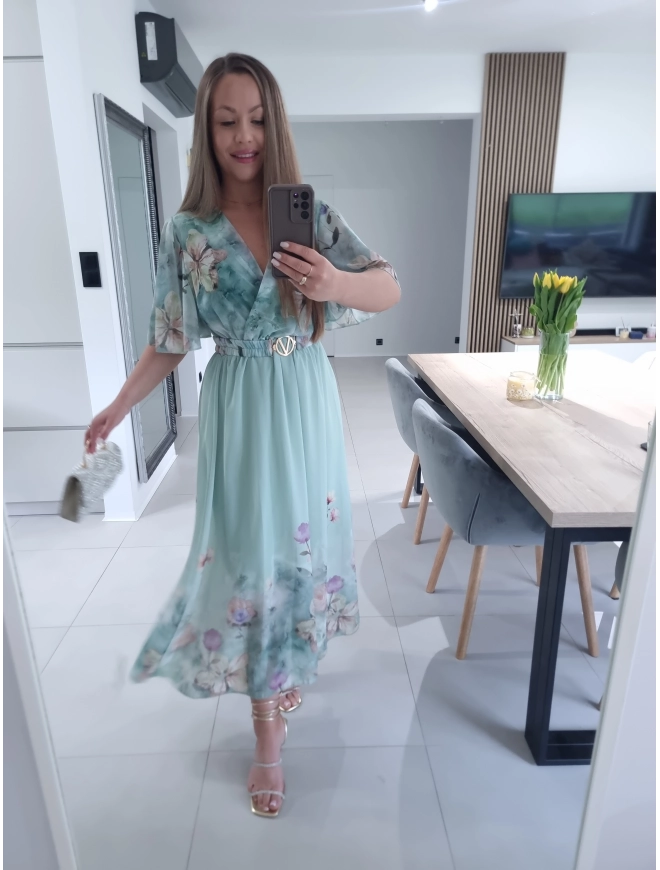 Sukienka RENEE M L XL XXL w kwiaty