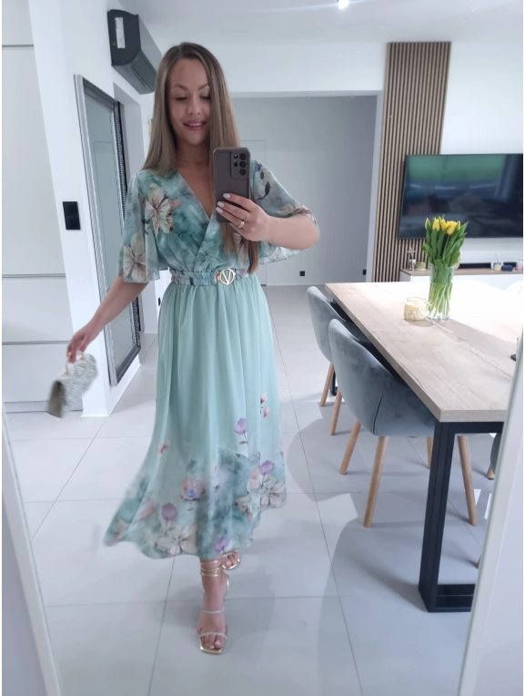 Sukienka RENEE M L XL XXL w kwiaty