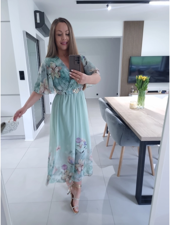 Sukienka RENEE M L XL XXL w kwiaty