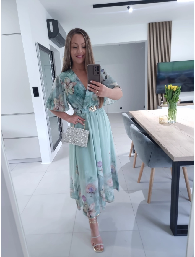 Sukienka RENEE M L XL XXL w kwiaty