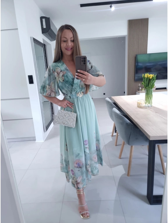 Sukienka RENEE M L XL XXL w kwiaty