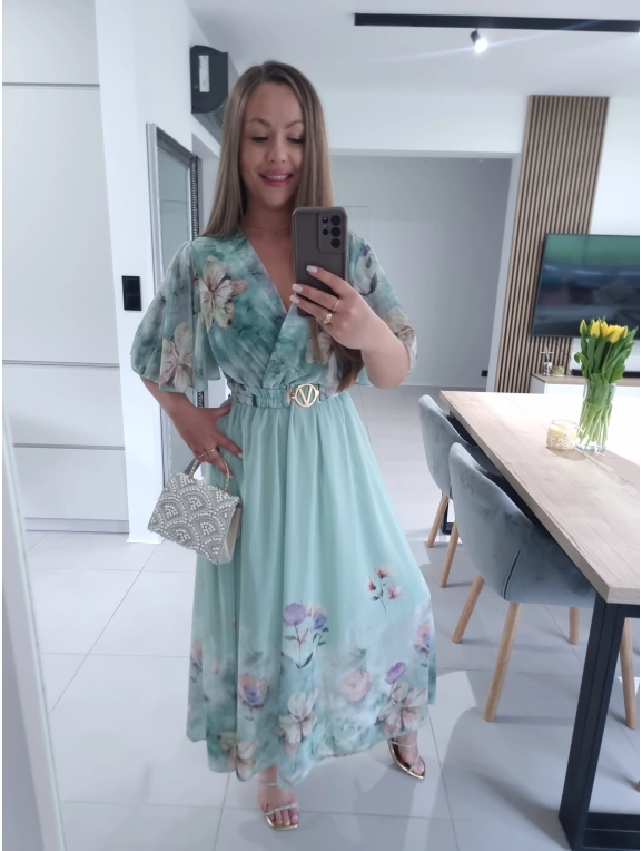 Sukienka RENEE M L XL XXL w kwiaty