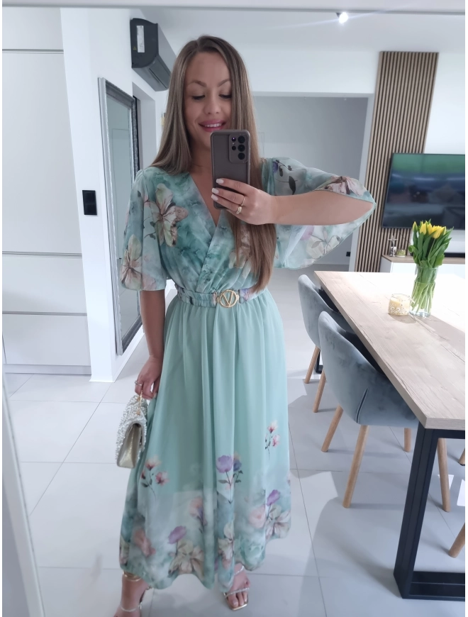 Sukienka RENEE M L XL XXL w kwiaty