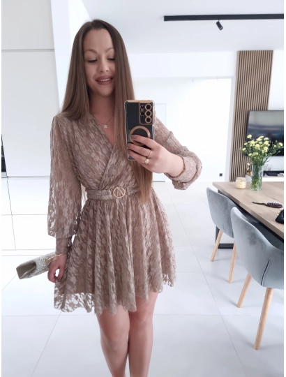 Sukienka PRINCESA M L XL KORONKOWA koktajlowa