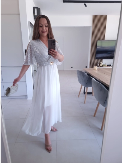Sukienka SELENE MAXI ELEGANCKA cekiny L XL XXL