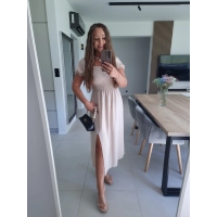 Sukienka ELENA beż S M L XL