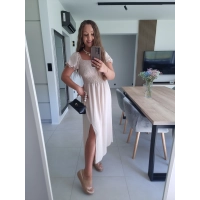 Sukienka ELENA beż S M L XL