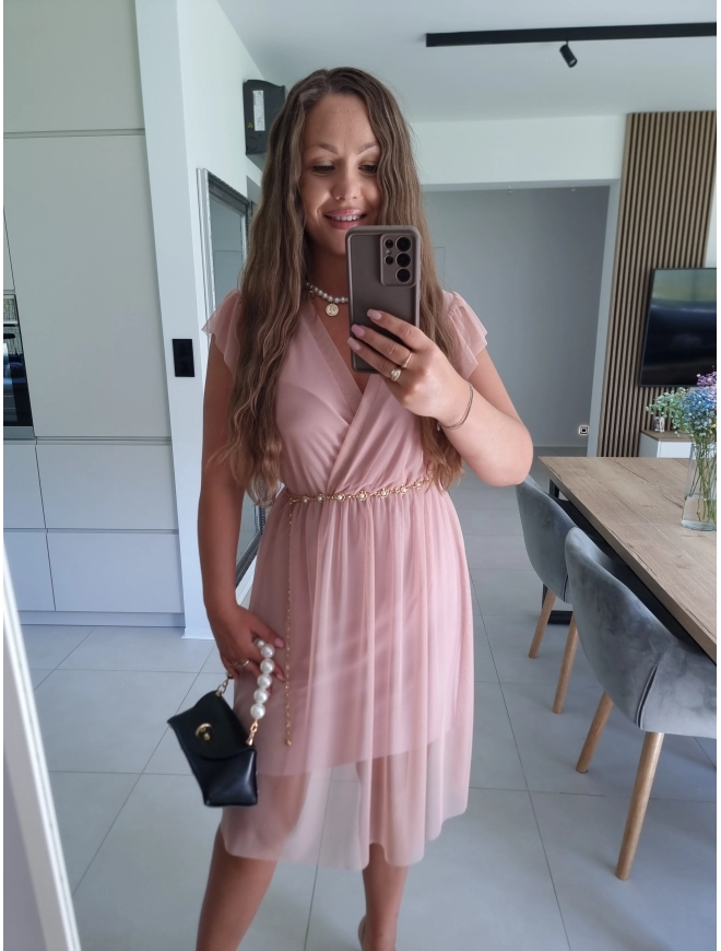 Sukienka JASMIN siateczka M L XL