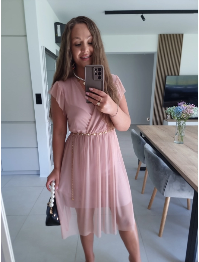 Sukienka JASMIN siateczka M L XL