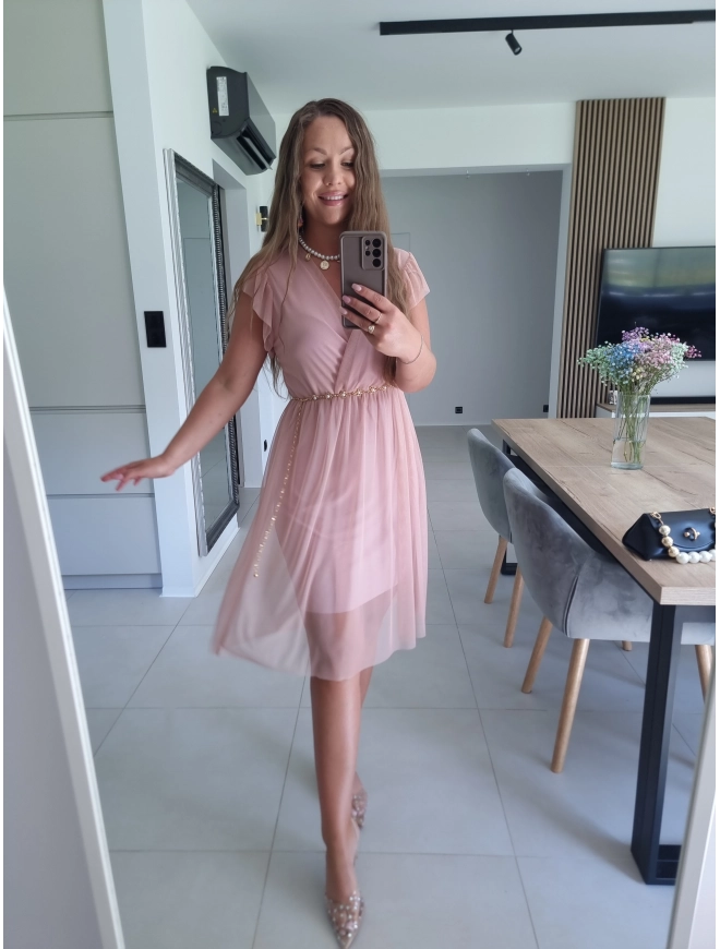 Sukienka JASMIN siateczka M L XL