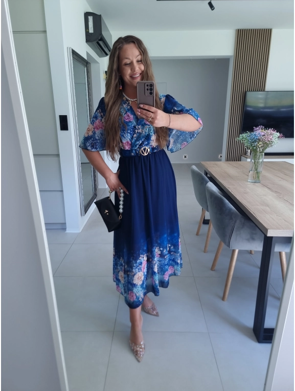 Sukienka RENEE M L XL XXL w kwiaty