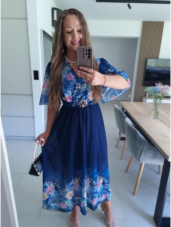 Sukienka RENEE M L XL XXL w kwiaty