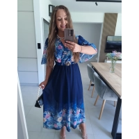 Sukienka RENEE M L XL XXL w kwiaty
