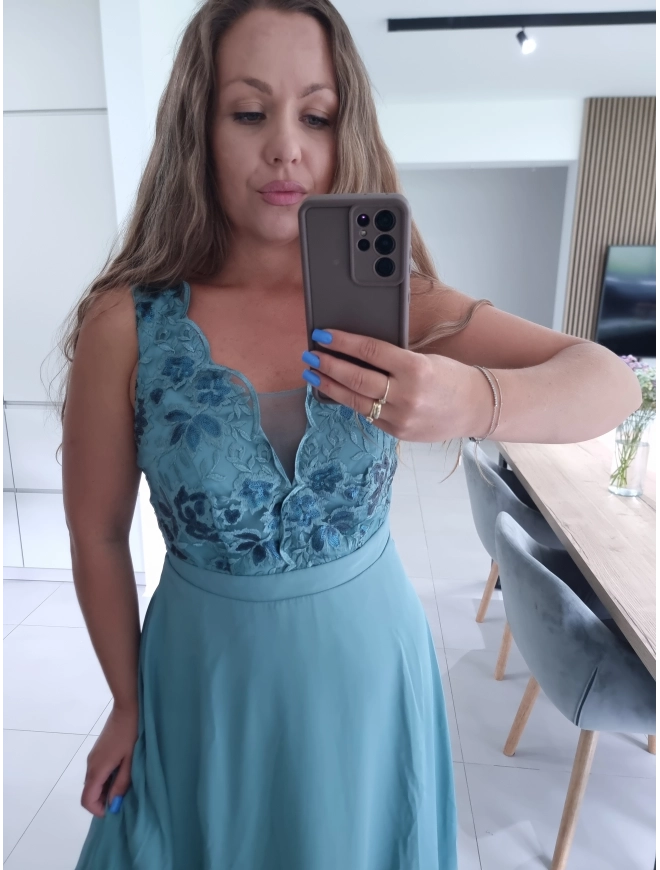 Sukienka ANETT turkus S M L