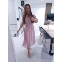 Sukienka LAYLA MIDI taliowana