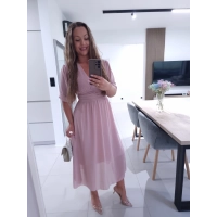 Sukienka LAYLA MIDI taliowana