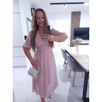 Sukienka LAYLA MIDI taliowana