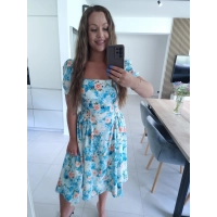 Sukienka ELIZABETH S M niebieska