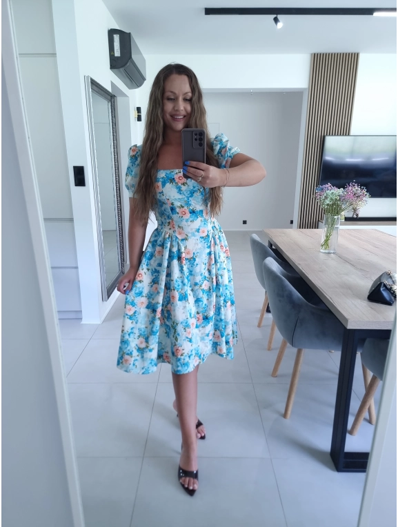 Sukienka ELIZABETH S M niebieska