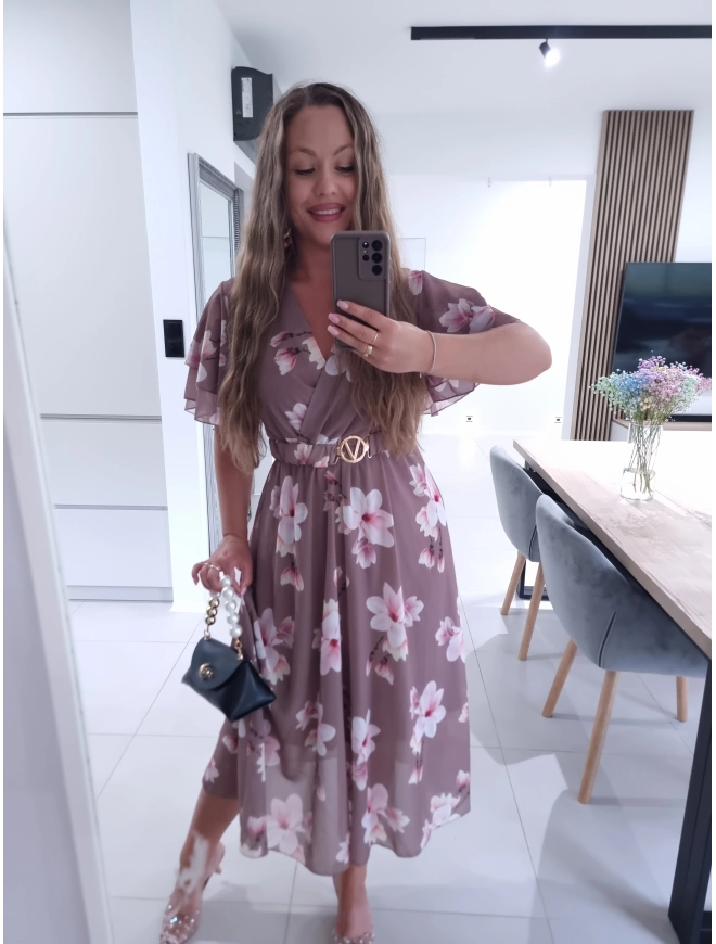 Sukienka NATALI cappucino M L XL XXL