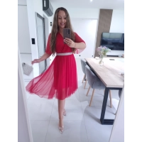 Sukienka DALIA z paskiem M L XL