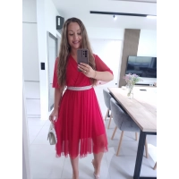 Sukienka DALIA z paskiem M L XL