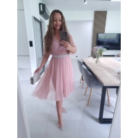 Sukienka DALIA z paskiem M L XL XXL