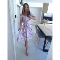 Sukienka ELIZABETH S M fiolet